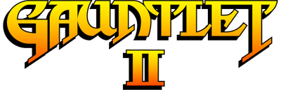 Gauntlet II logo for NES